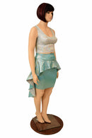 3PC Bolero, Crop Top, and Peplum Skirt Set - Coquetry Clothing