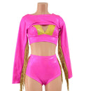 3PC Bolero Fringe Set with Siren Shorts and Starlette Bralette - Coquetry Clothing