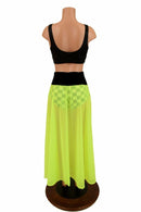 3PC Bralette & Lace Up Front Skirt Set - Coquetry Clothing