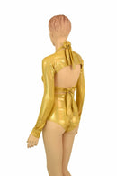 3PC Gold Sparkly Jewel Dance Set - Coquetry Clothing