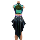 3PC Holographic Set with Tux Back Belt - Coquetry Clothing