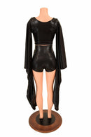 3PC Kimono Bolero, Crop & Shorts Set - Coquetry Clothing
