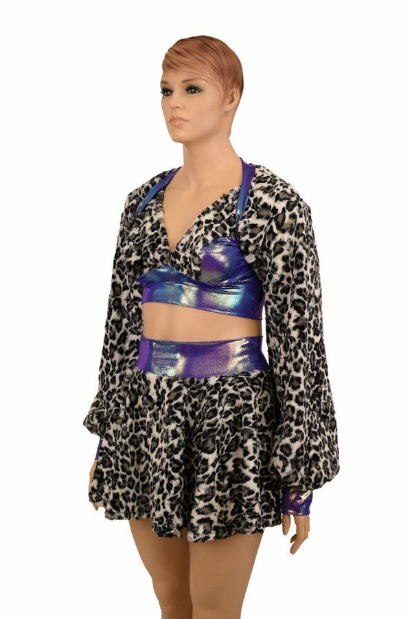 3PC Leopard Minky Set - 5