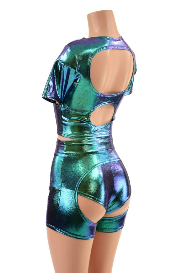 3PC Nirvana Set in Scarab - Coquetry Clothing