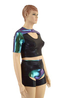 3PC Nirvana Set in Scarab and Black Mystique - Coquetry Clothing