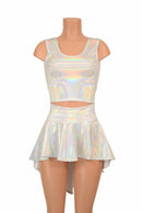 3PC Rave Skirt, Shorts & Top Set in Flashbulb - Coquetry Clothing