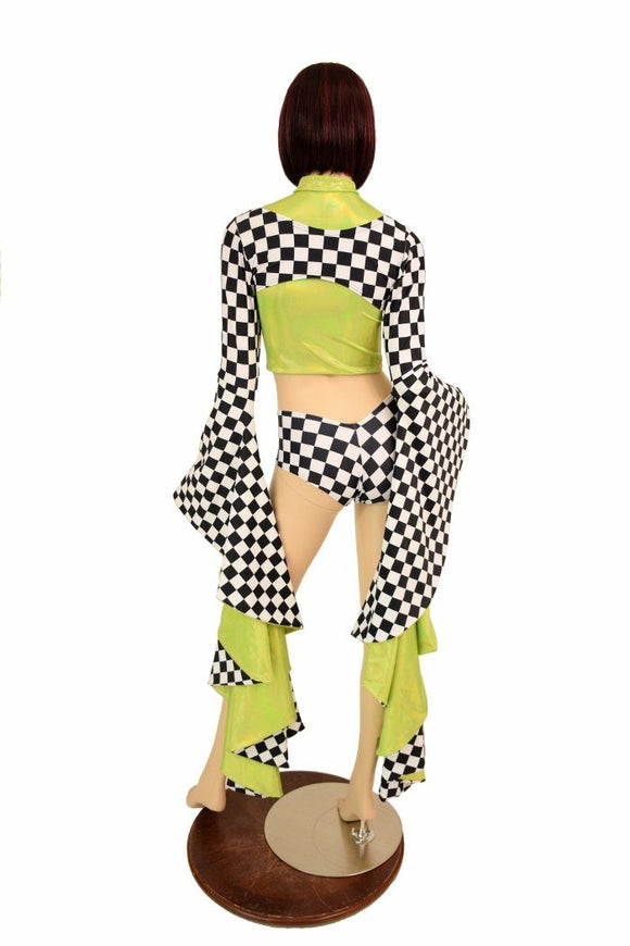 3PC Sorceress Bolero, Top, & Shorts Set - Coquetry Clothing