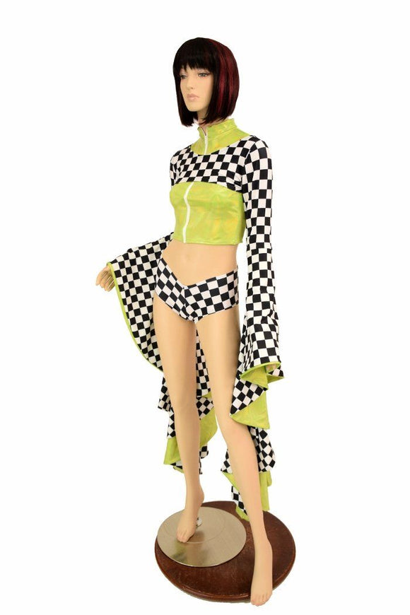 3PC Sorceress Bolero, Top, & Shorts Set - Coquetry Clothing