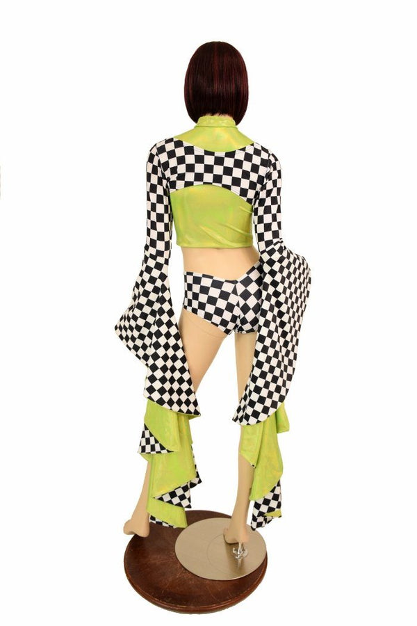 3PC Sorceress Bolero, Top, & Shorts Set - 4