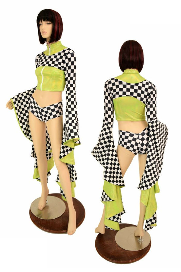 3PC Sorceress Bolero, Top, & Shorts Set - 1