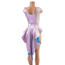 3PC Suspender Romper, Tux Belt & Lace Up Top Set - Coquetry Clothing