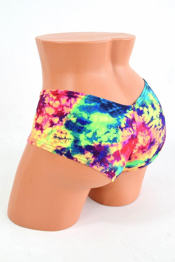 3PC UV GLOW Rave Skirt, Shorts & Bralette Set - 6