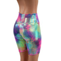 Cotton Candy Holographic Bike Shorts - 3