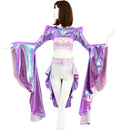 4PC Set with Bolero, Starlette, Tux Back Belt and High Waist Shorts - Coquetry Clothing