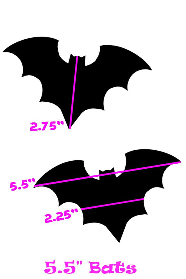 Black Mystique Bat Pasties - 4