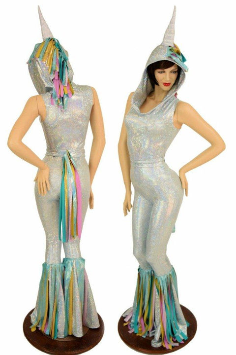 Frostbite Holographic Unicorn Catsuit - Coquetry Clothing
