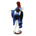 3PC Pixie Skirt & Lace Up Side Crop Tank with Sorceress Bolero Set - 10