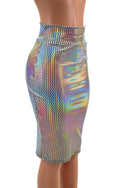 Prism Holographic Pencil Skirt - 6