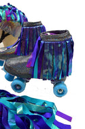 Unicorn Roller Skate and Helmet Cover Set with Tail Sash - 7