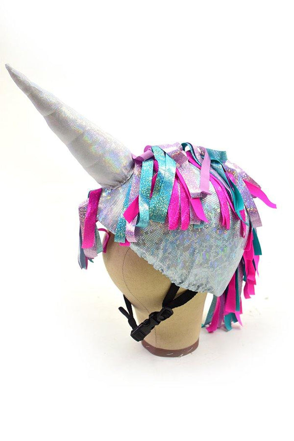 Unicorn Roller Skate and Helmet Cover Set with Tail Sash - 5