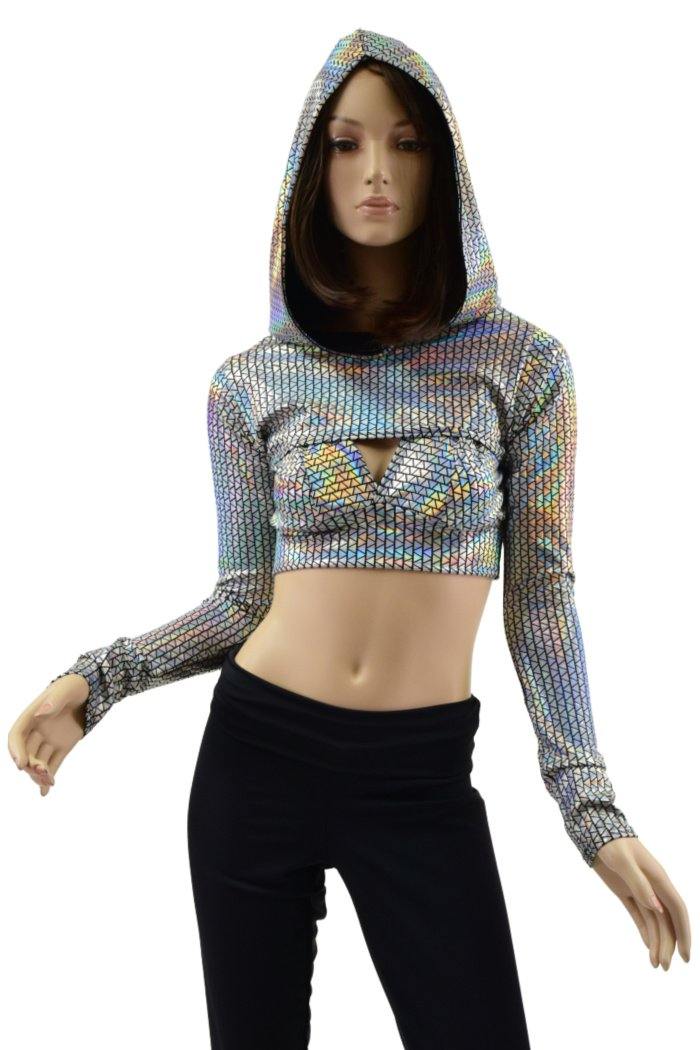 【NONCODE】Prism Sleeveless Bolero Set Prism Hooded Bolero & Bralette Set | Coquetry Clothing