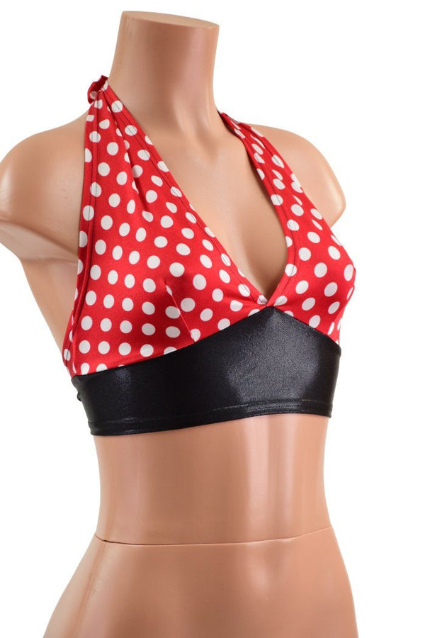 Pinup Perfect Tie Back Halter Top - 4