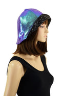 Reversible Bucket Hat in Moonstone and Star Noir - 8
