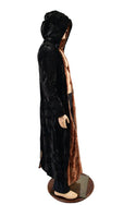 Double Minky Reversible Full Length Duster with Fox Ears - 3