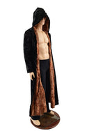 Double Minky Reversible Full Length Duster with Fox Ears - 2