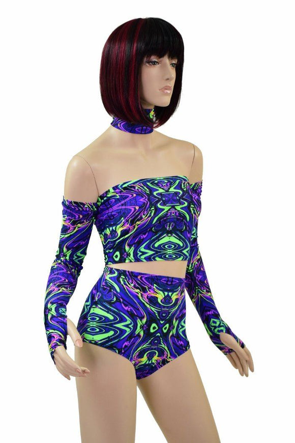 5PC Neon Melt UV Glow Set - Coquetry Clothing