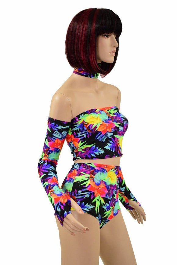 5PC Neon UV Glow Sonic Bloom Set - Coquetry Clothing