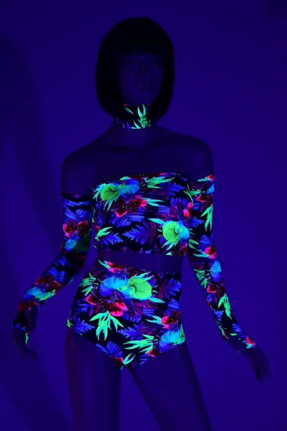 5PC Neon UV Glow Sonic Bloom Set - Coquetry Clothing