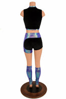 5PC Top, Shorts, Legwarmers & Garter Set - Coquetry Clothing