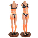 5PC Top, Thong, Legwarmers & Garter Set - Coquetry Clothing