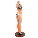 5PC Top, Thong, Legwarmers & Garter Set - Coquetry Clothing