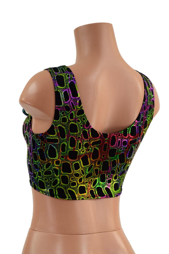 6" Mini Lace Up Crop Tank - Coquetry Clothing