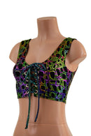 6" Mini Lace Up Crop Tank - Coquetry Clothing