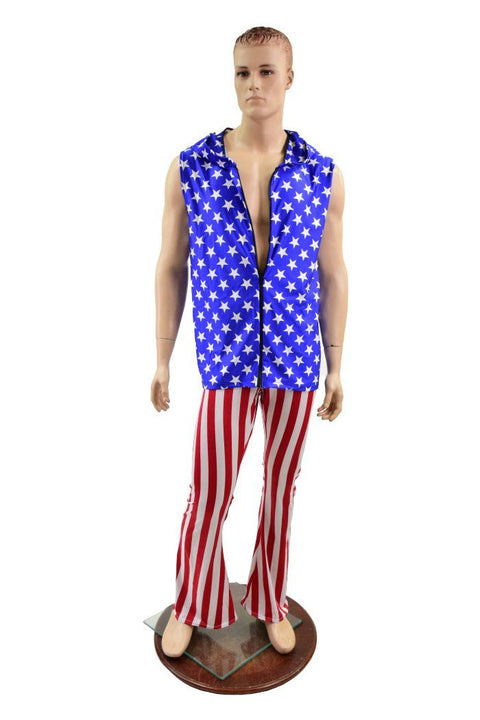 Mens Patriotic Long Sleeve Zipper Hoodie (Hoodie Only) - Coquetry Clothing