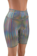 High Waist Bike Shorts in Prism - 1