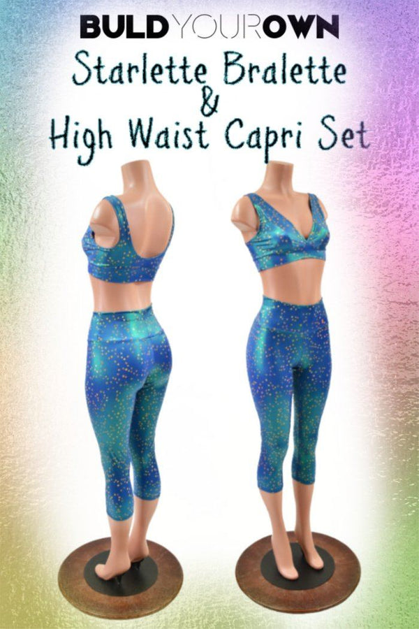 Build Your Own Starlette Bralette & High Waist Capri Leggings Set - 1