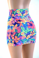 Tahitian Floral Bodycon Skirt - 3