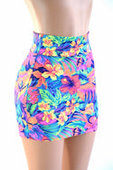 Tahitian Floral Bodycon Skirt - 1
