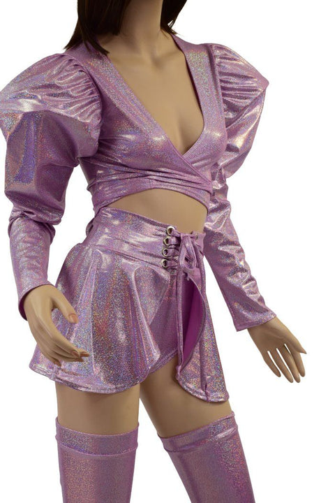 5PC Lilac Holographic Set - Coquetry Clothing