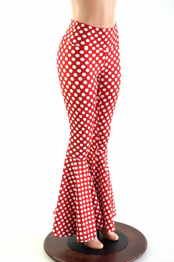 Minnie Polka Dot Bell Bottom Flares - 5