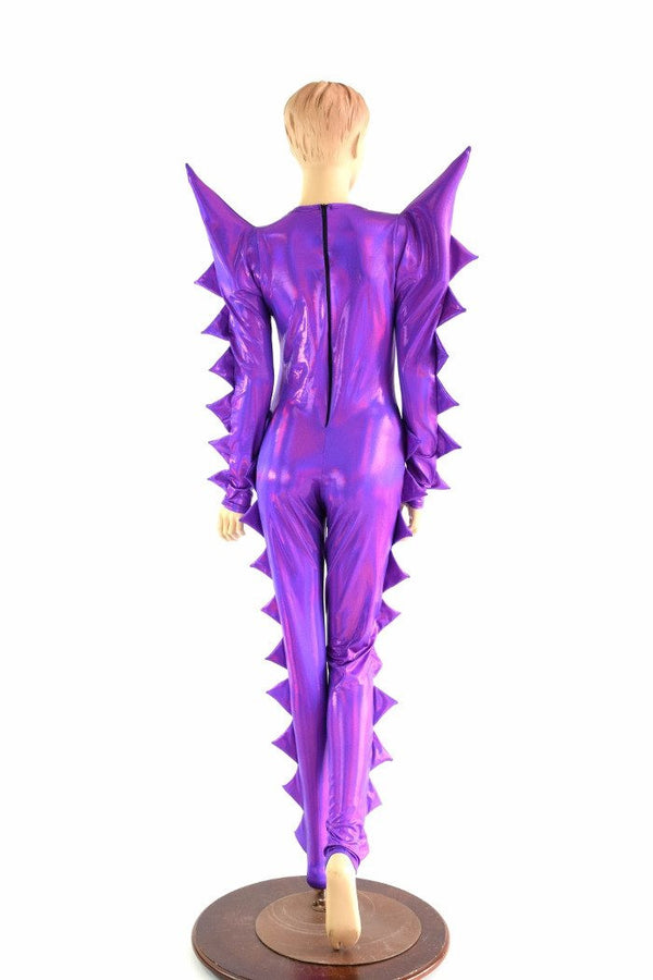 Spiked Mega Sharp Shoulder Catsuit - 12