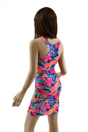 Tahitian Floral Racerback Bodycon Dress - 16