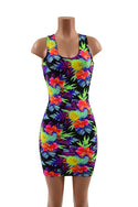 Sonic Bloom Racerback Bodycon Dress - 5