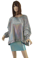Prism Long Sleeve Pullover Poncho - 4