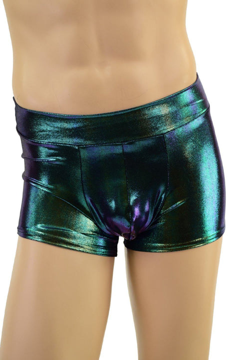Mens Midrise Aruba Shorts in Scarab - Coquetry Clothing