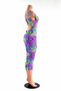 Glow Worm Neon Twist Back Jumpsuit - 5